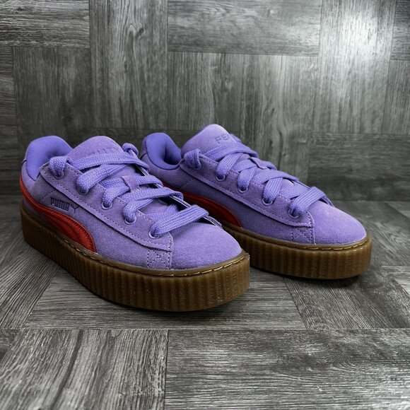 Puma X Fenty Creeper Youth 6.5/Women's size 8 Phatty Lavender Shoes - Picture 5 of 8